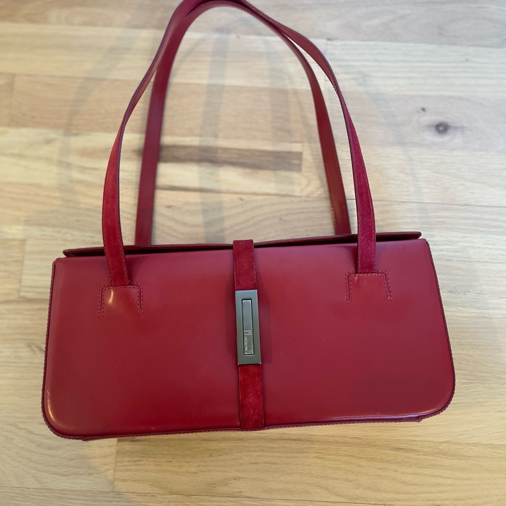 Vintage Red Massimo Res Leather Bag